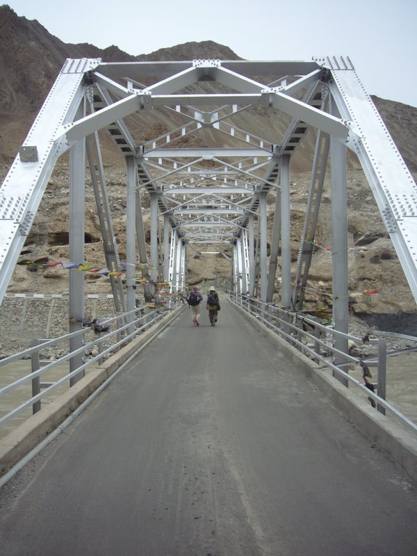The bridge from Alchi to Saspol